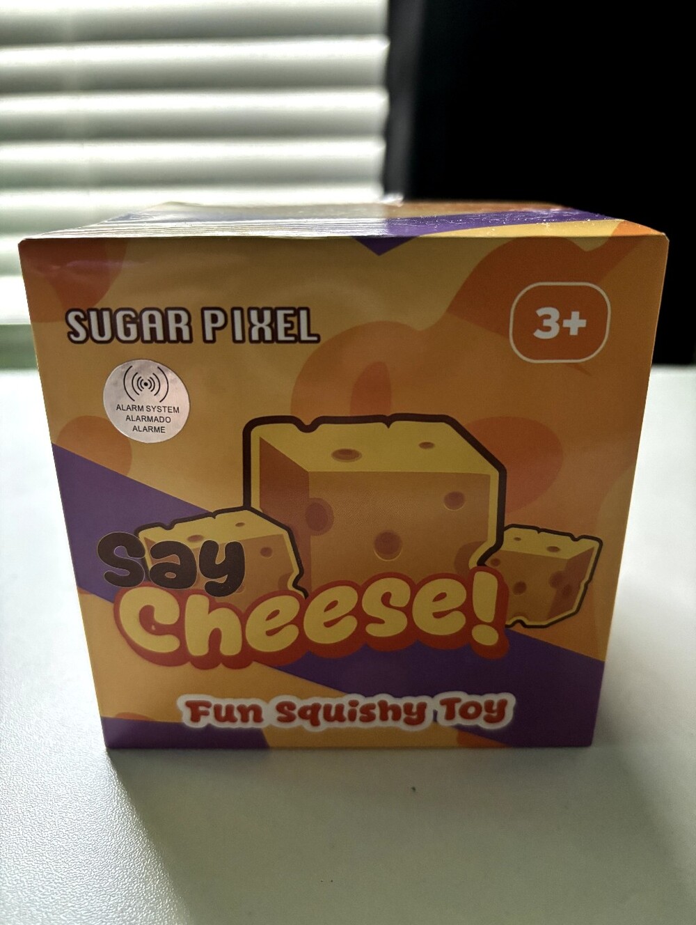 Say Cheese! Fun Squishy Toy - Orange